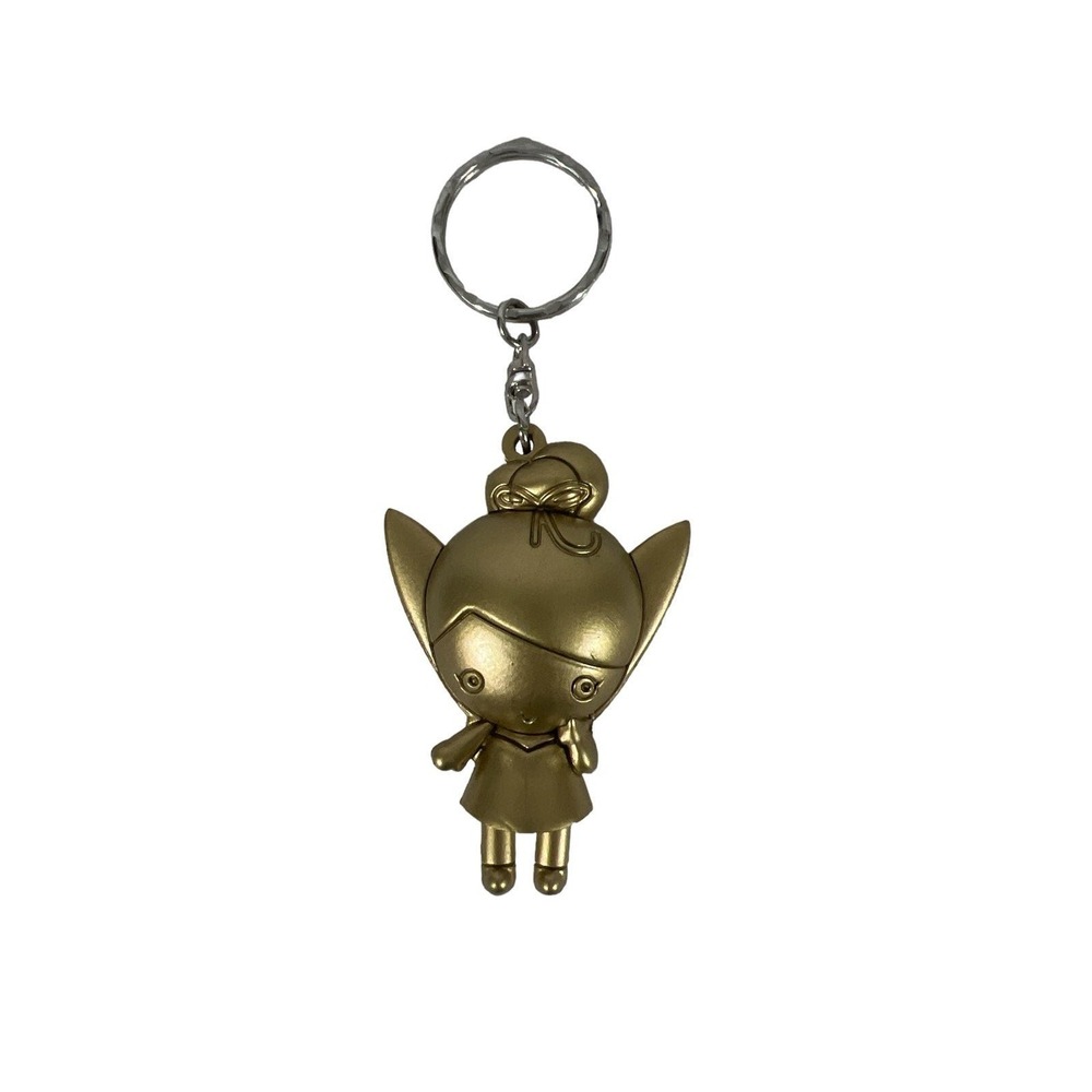 Disney Tinkerbell Fairies Gold Figural Blind Bag Keychain Series 3 D2-19